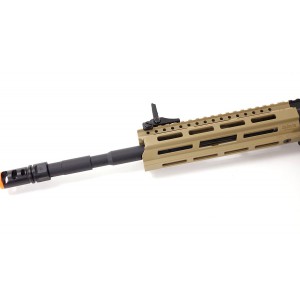 АВТОМАТ ПНЕВМ. G&G CM16 Raider L 2.0E, body - plastic Desert Tan (130-140 m/s) EGC-16P-R2E-DNB-NCM